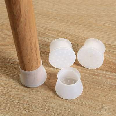 Table Chair Leg Silicone Cap Pad Furniture Table Feet Cover Floor Protector Non-slip Table Chair Foot Protection