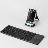 Hot selling Foldable Laptop Mini Slim Portable Bt Wireless Keyboard With Mouse Touchpad