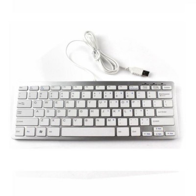 Hot Selling Mini 78-Keys Ultra-thin Ergonomic Desktop Wired Keyboard For  Laptop