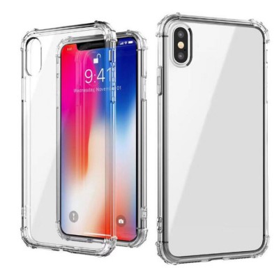 Transparent Luxury Case For iPhone X XS 8 7 6 s Plus Capinhas Ultra Thin Slim Soft TPU Silicone Cover Case For iPhone XR 8