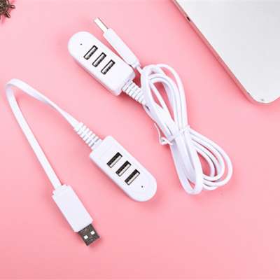 3 Port Hub Expansion USB 2.0 Multi USB Hub Splitter Lead Adapter Cable for Laptop PC MK2688