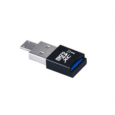 MINI 5Gbps Super Speed USB 3.0 + OTG Mic SD/SDXC TF Card Reader Adapter Memory Card Reader for Smartphone PC MK1539