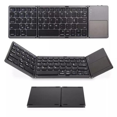 Folding Mini Keyboard BT Foldable Wireless Keypad with Touchpad for Windows Android ios Phone