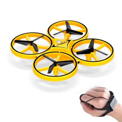 Hot Selling Mini Watch Sensor Rc Flying Drone Gesture Control Quadcopter Toy