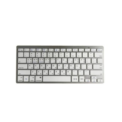 Multi-language Blue toot 2.4Ghz wireless keyboard ultra-thin 78 keys standard keyboard with  ergonomic for working